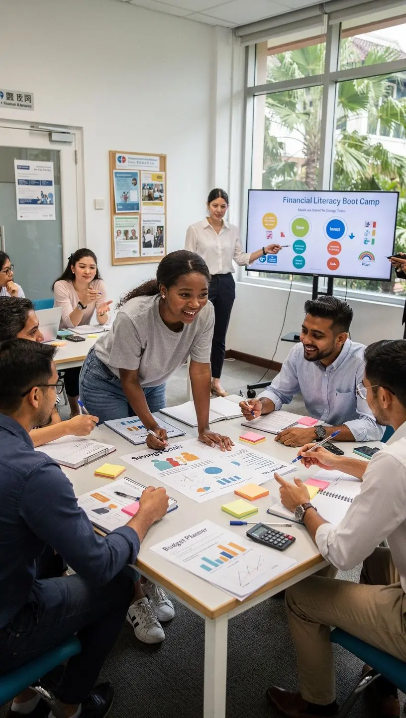 Professional business solutions illustration